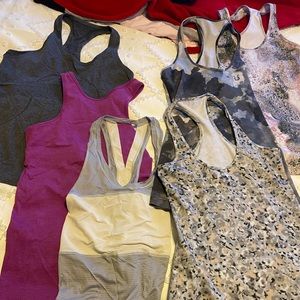 All tanks are a size 6. $20 for each the pink tank has sold.